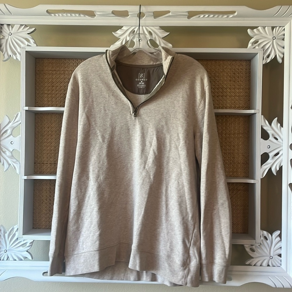George tan pull over sweater - Picture 4 of 9